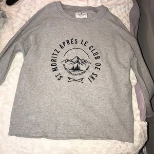 Crew neck sweatshirt